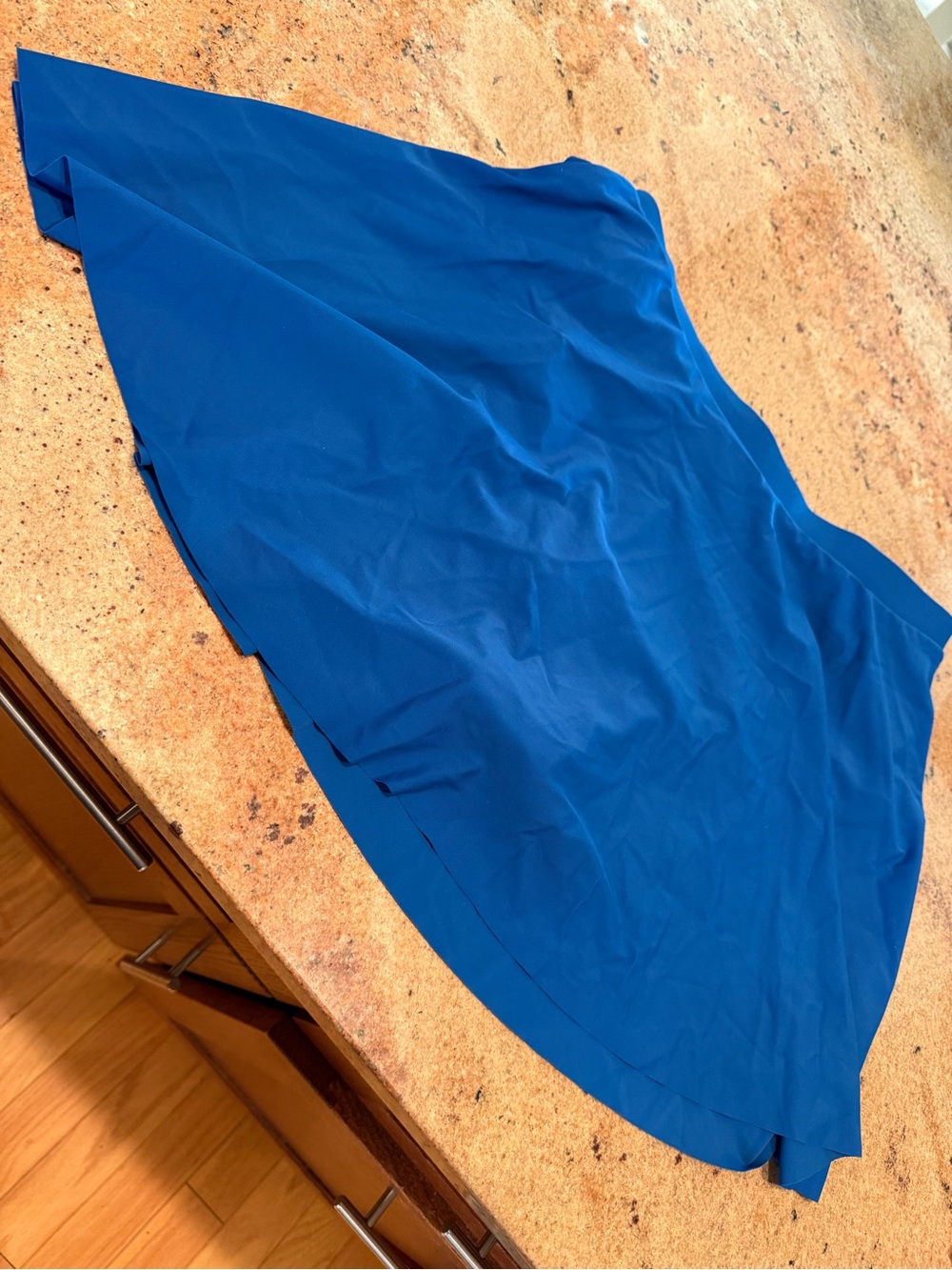 NWOT Kasin Blue Bathing Suit Skirt with built in bottom XL
